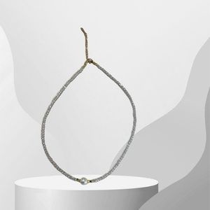 Pearl beaded necklace